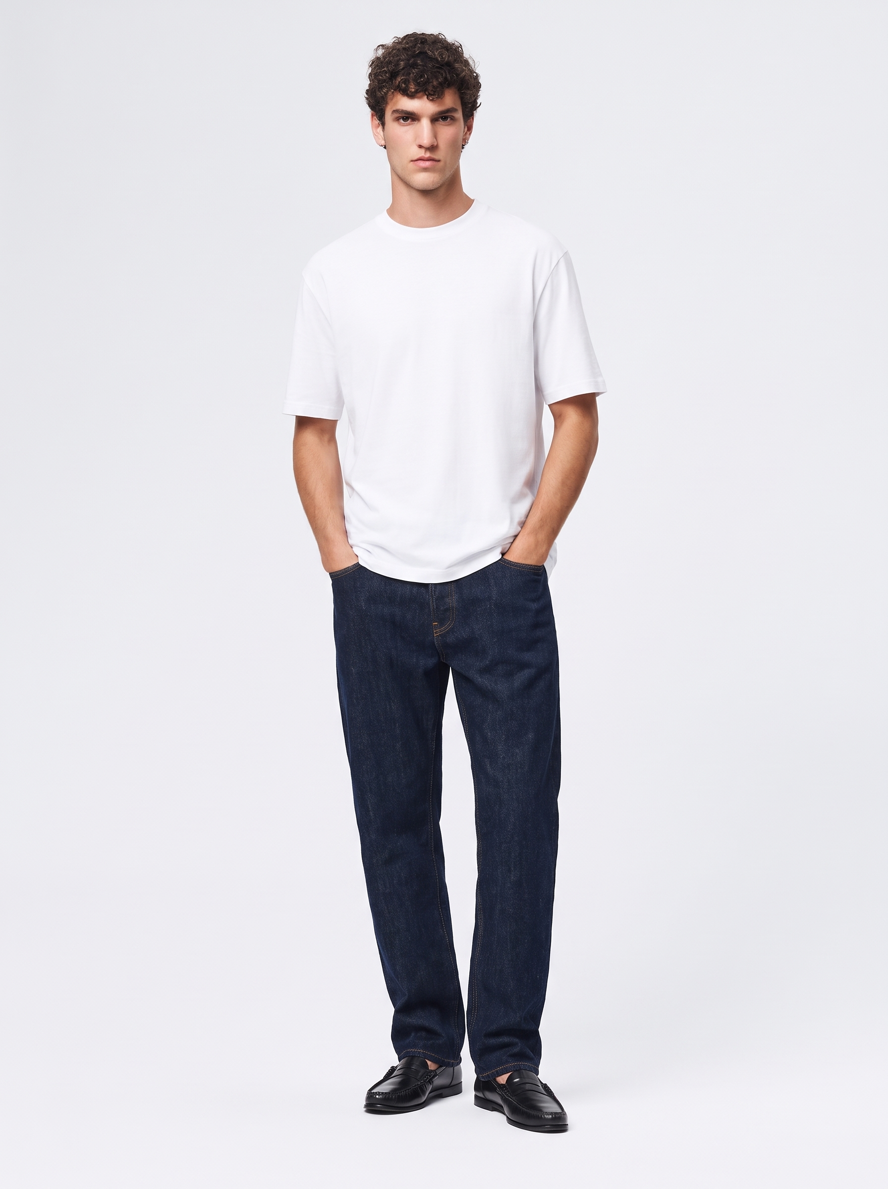 ONSEdge Straight Jeans - modello dettaglio vita