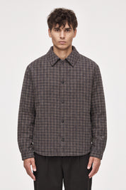 ONLY & SONS- Giacca Imbottita Trapuntata Quadri Grigio