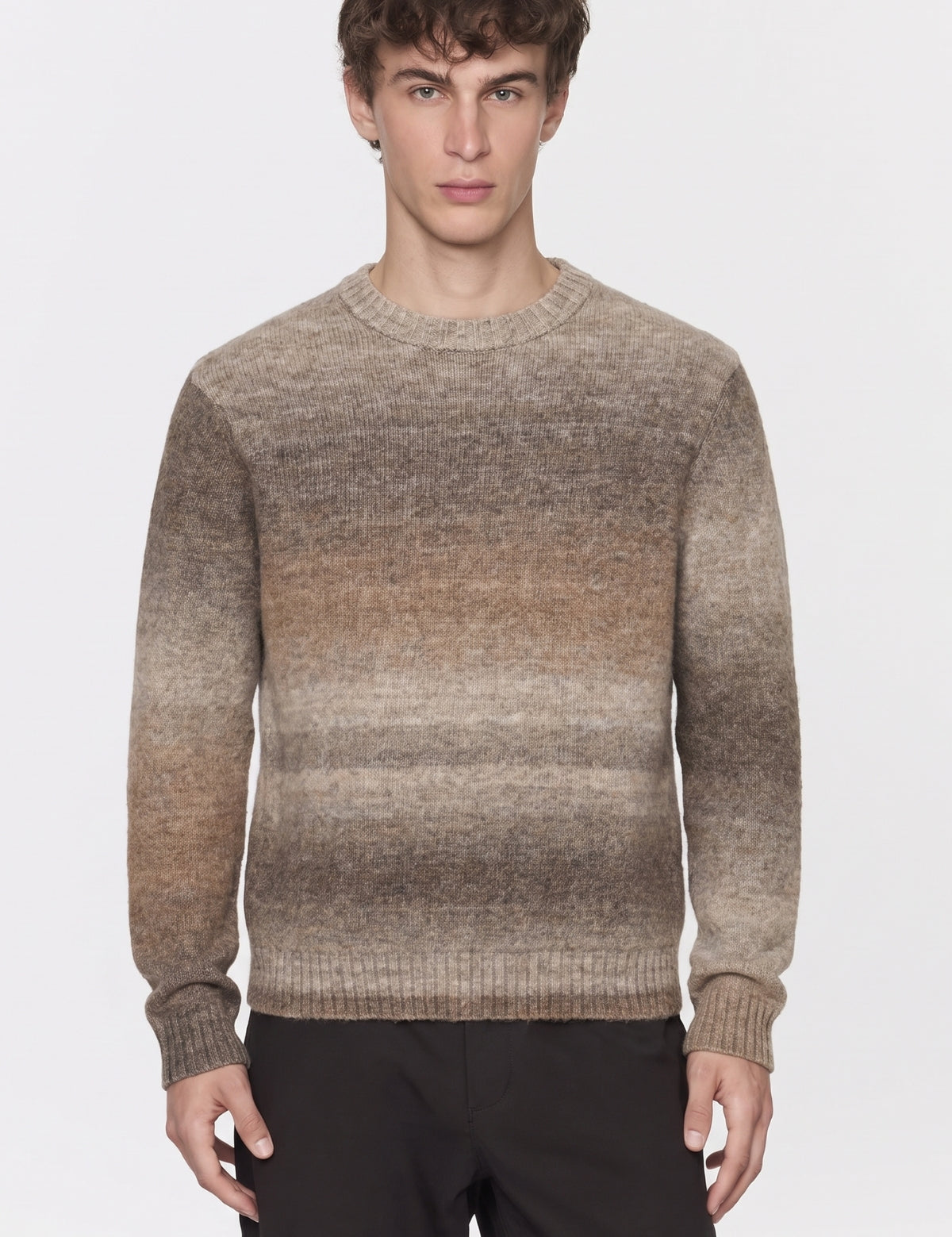 ONLY & SONS- Maglione a Fantasia Marrone