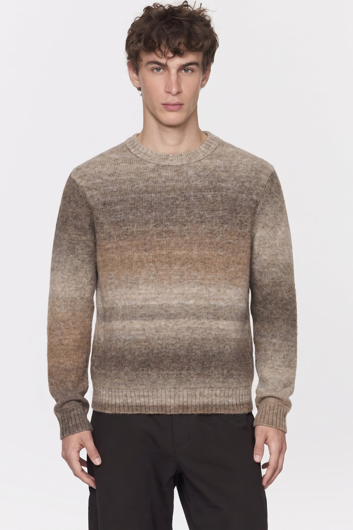ONLY & SONS- Maglione a Fantasia Marrone