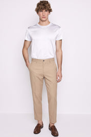 Four Brothers- Pantalone Porto Cervo Capri Fit Beige