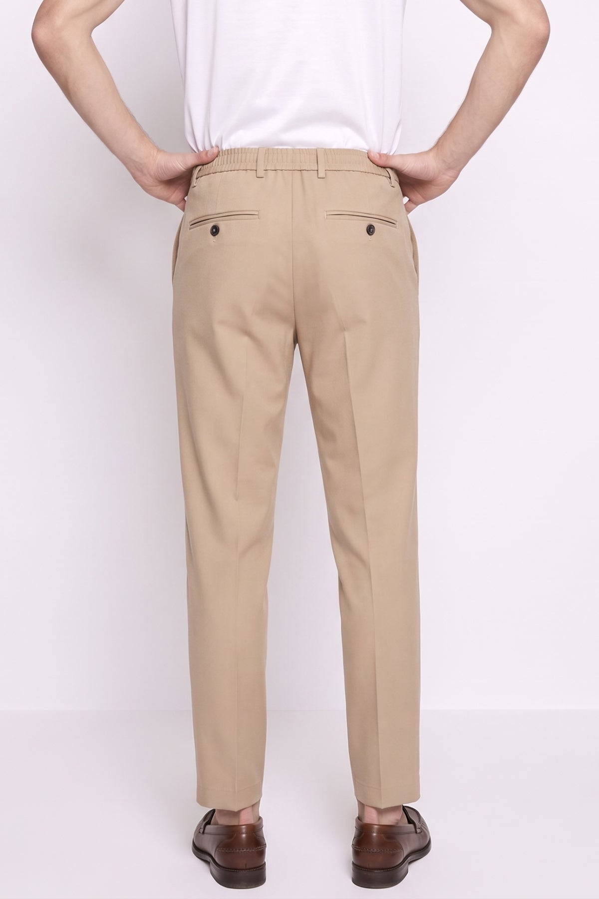 Four Brothers- Pantalone Porto Cervo Capri Fit Beige