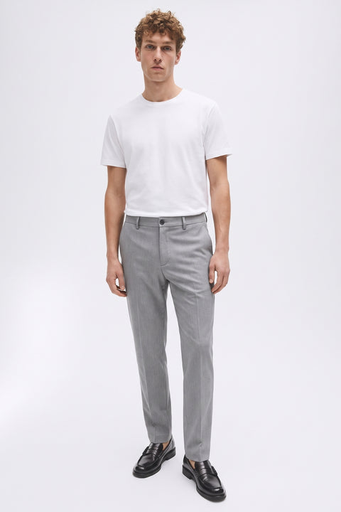 Four Brothers- Pantalone Porto Cervo Capri Fit Grigio