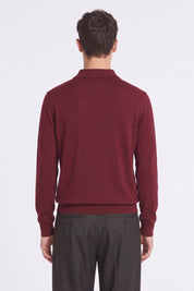Four Brothers- Polo Lana Merino Bordeaux