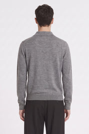 Four Brothers- Polo Lana Merino Grigio Mélange