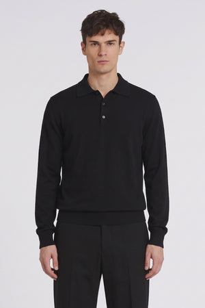 Four Brothers- Polo Lana Merino Nero