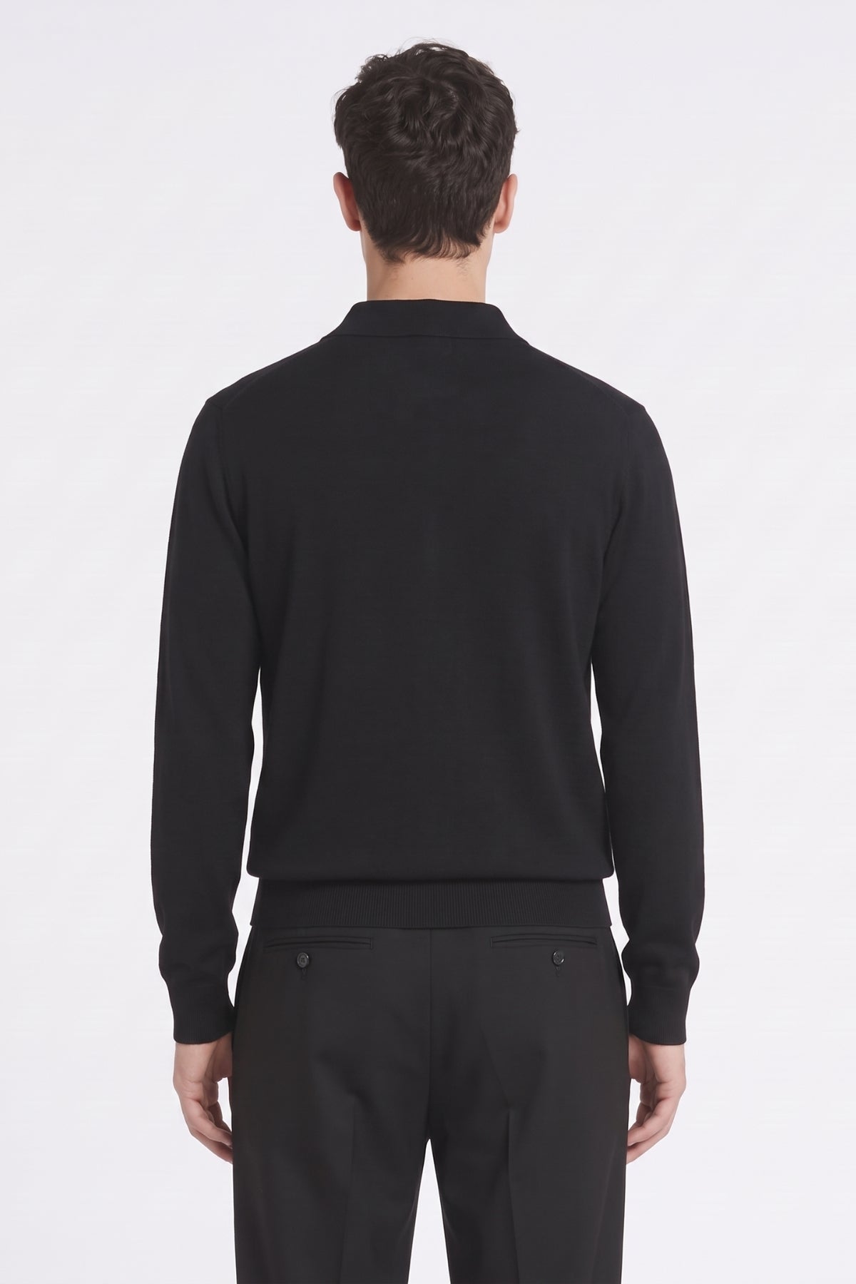 Four Brothers- Polo Lana Merino Nero