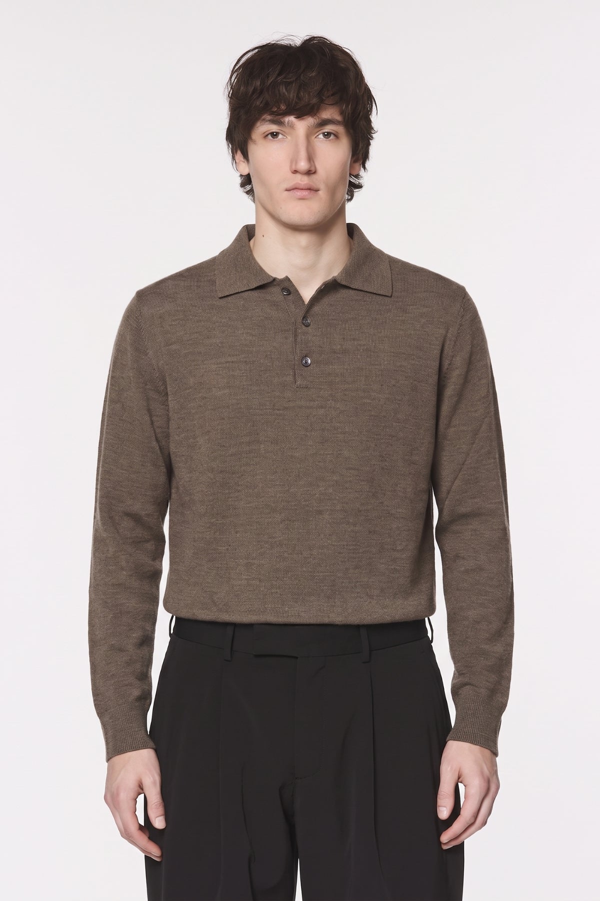 Four Brothers- Polo Lana Merino Tortora