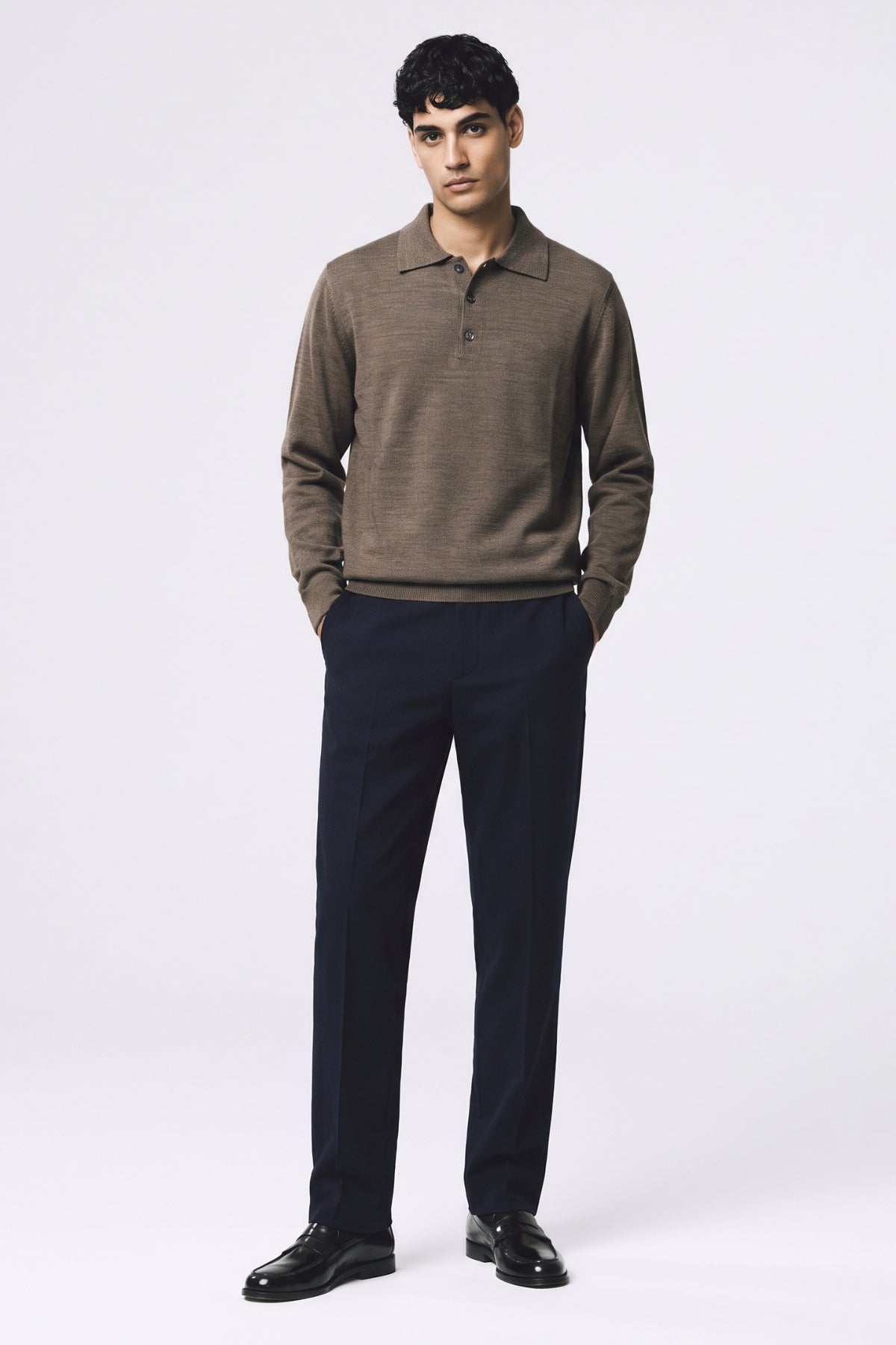 Four Brothers- Polo Lana Merino Tortora