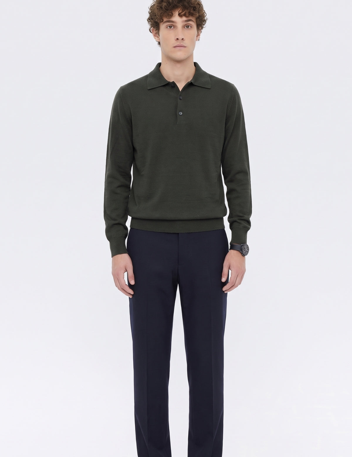 Four Brothers- Polo Lana Merino Verde