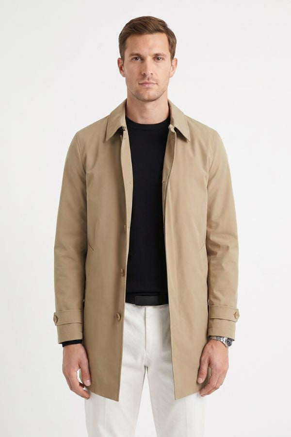 Four Brothers - Trench Impermeabile Beige