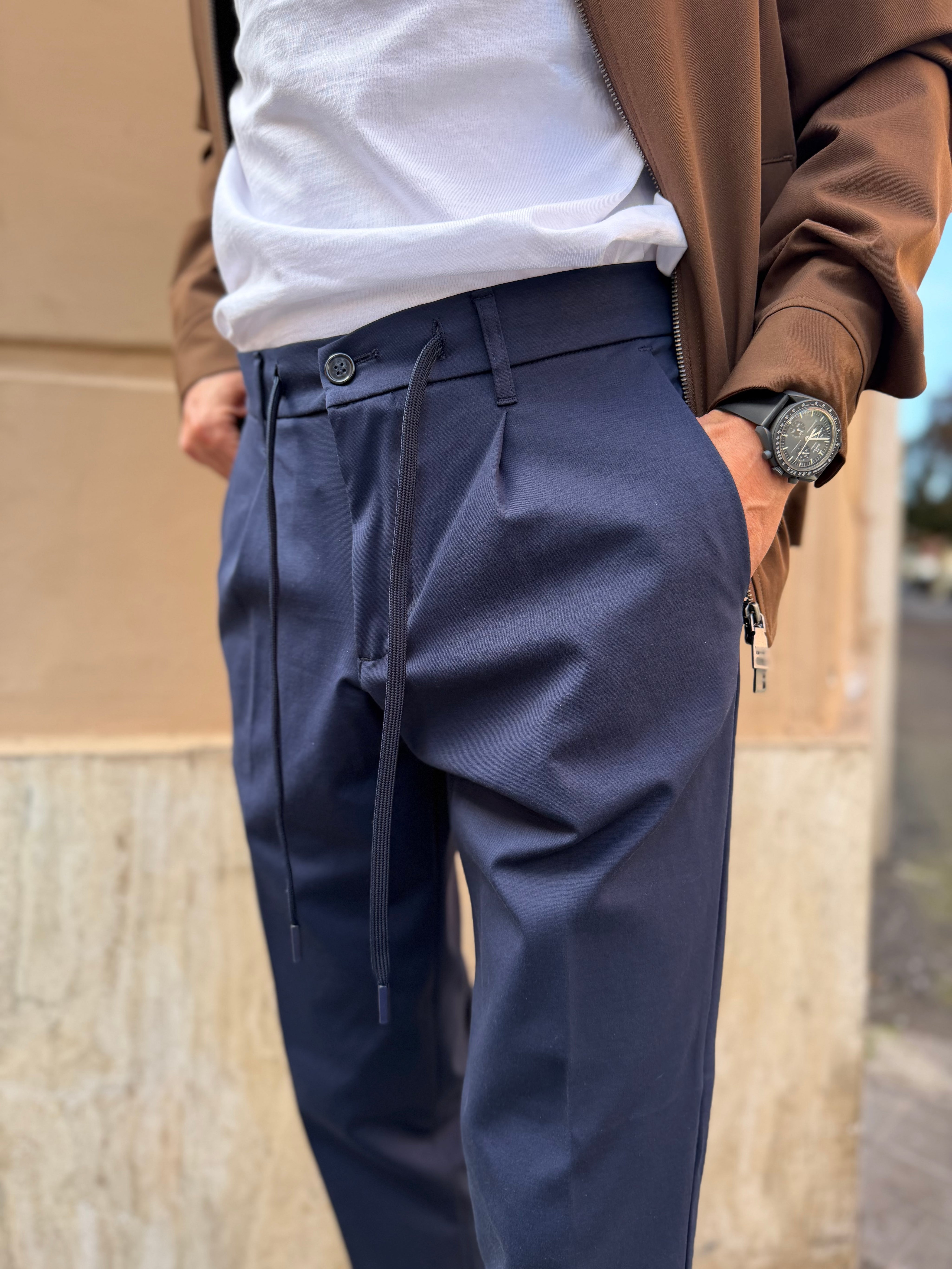 Four Brothers - Pantalaccio Sartoriale Blu