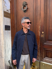 Four Brothers - Trench Impermeabile Blu