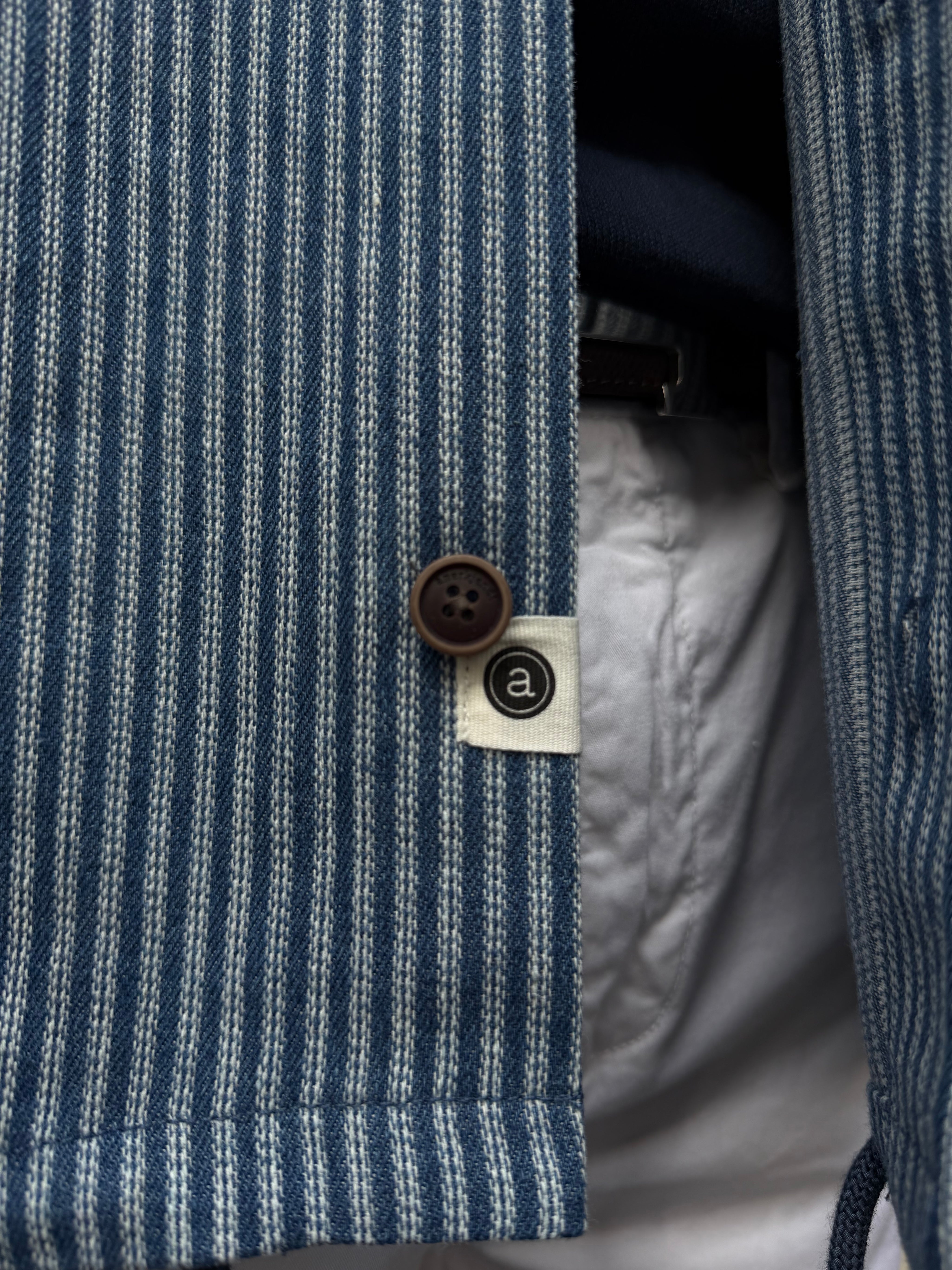 Anerkjendt - Overshirt Righe Blu