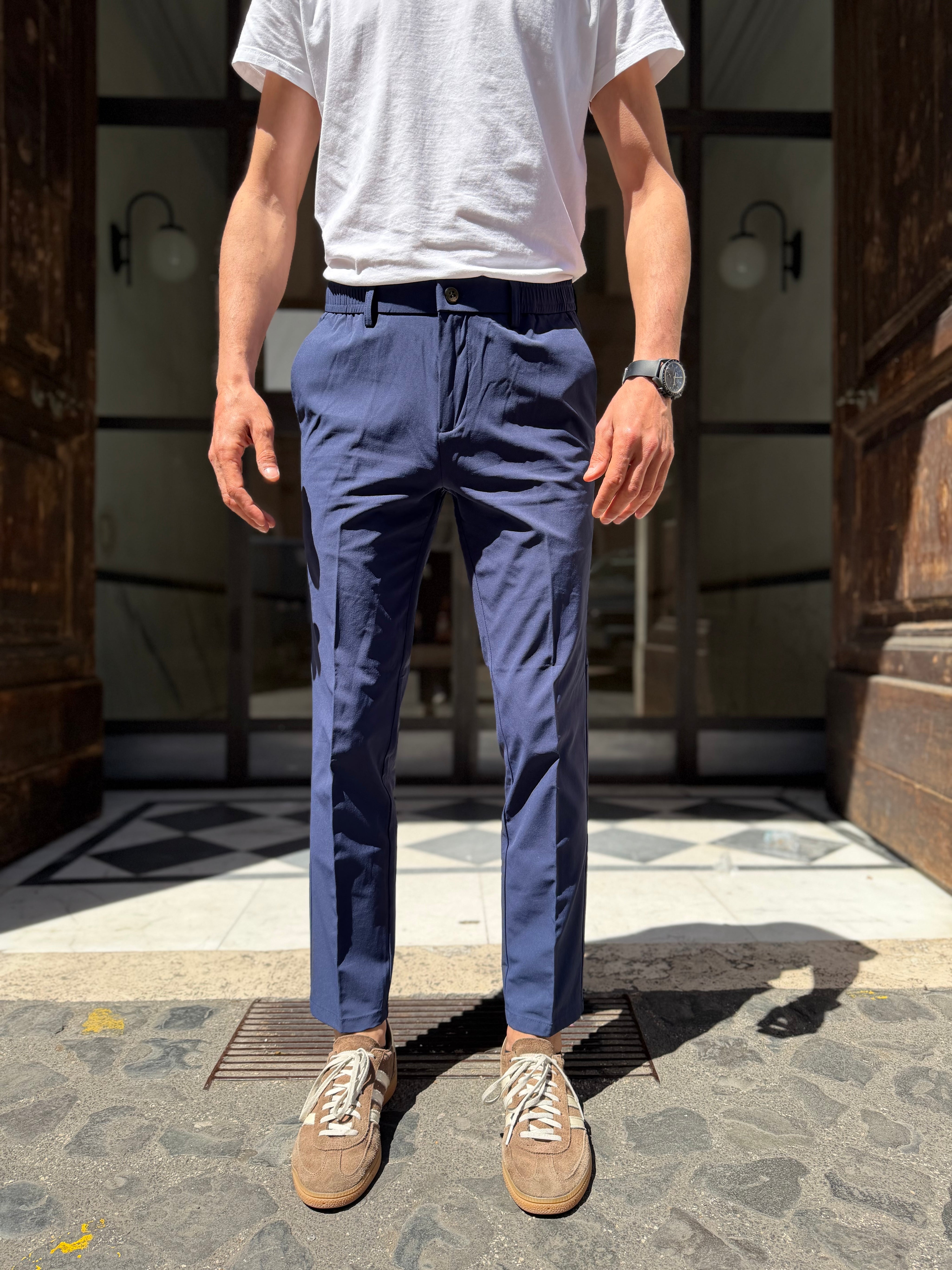 Portocervo - Pantalaccio Impermeabile Blu Navy