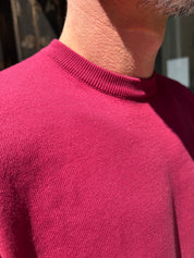 Four Brothers-T-Shirt in Filo di Cotone Ciliegia