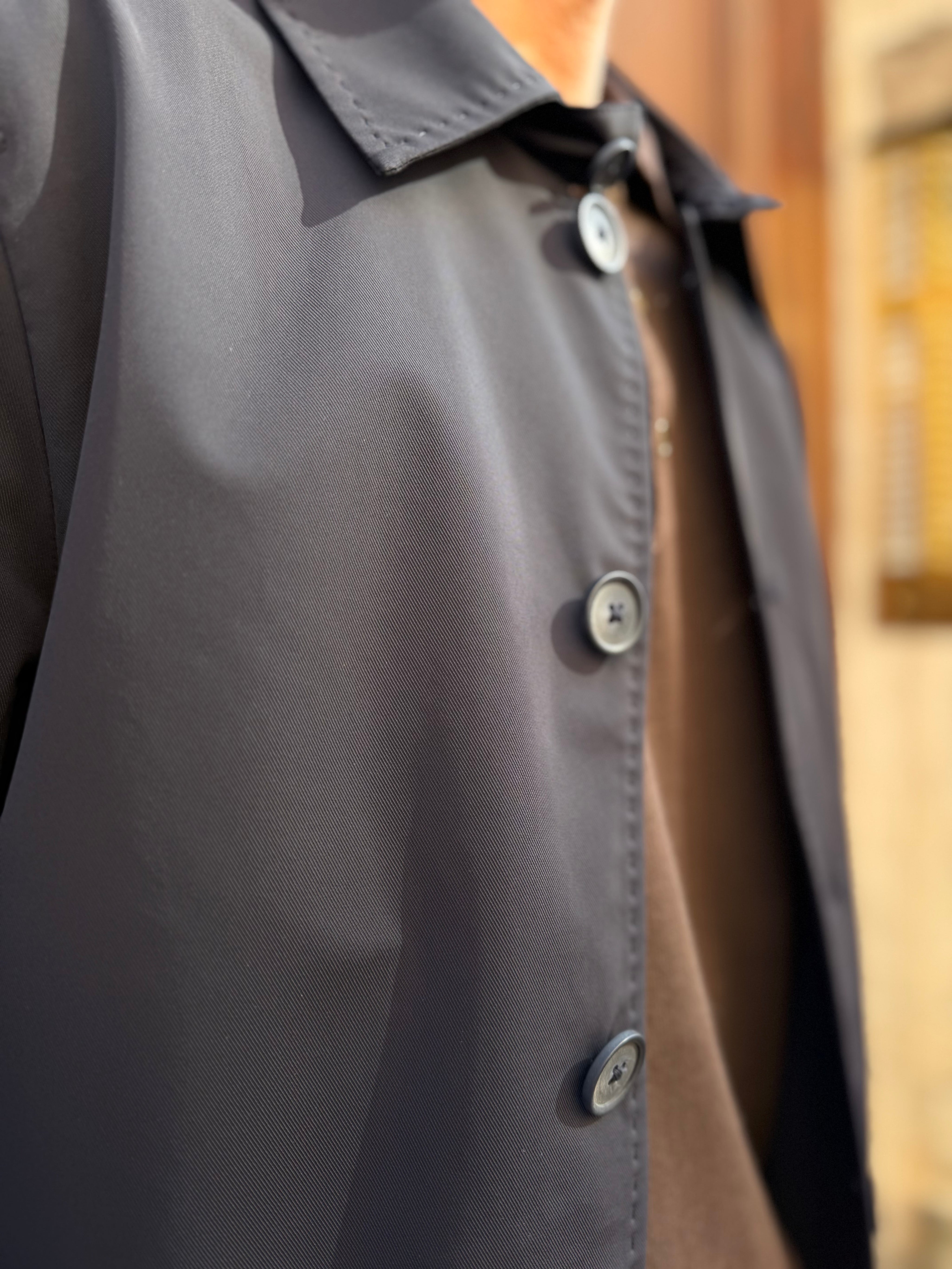 Four Brothers - Trench Impermeabile Blu