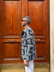 Anerkjendt - Giacca Paisley Blu