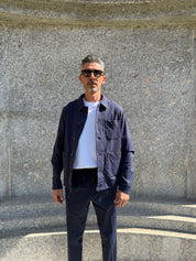 Seinse - Overshirt Jersey Blu