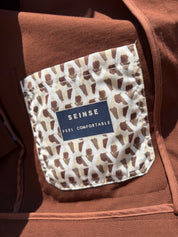 Seinse - Overshirt Jersey Marrone